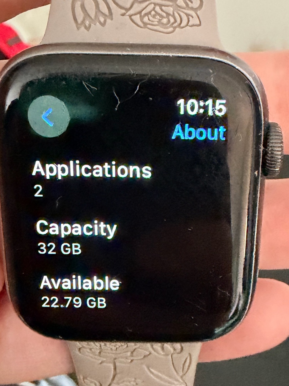 Apple Watch Series 5 Floral